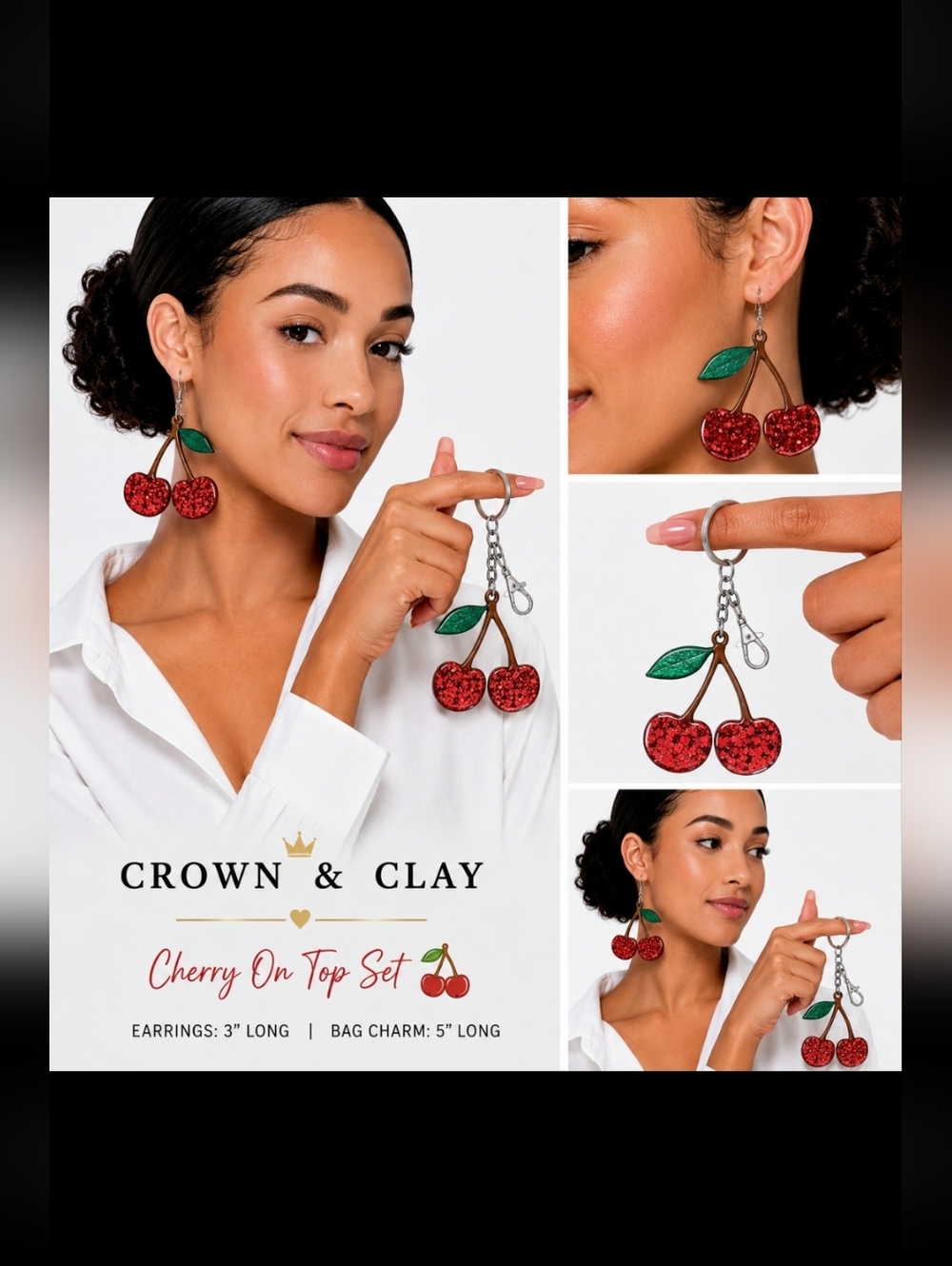 Crown & Clay "Cherry On Top" Set